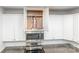 Close up on modern kitchen with white cabinets, granite counters, stainless steel appliances, and a microwave at 6726 Carradale Way, Charlotte, NC 28278