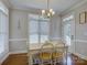 Bright breakfast nook area featuring a wooden table, four chairs, and natural light at 736 Creekbridge Dr, Rock Hill, SC 29732