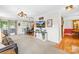 Inviting living room features neutral carpet, natural light, and decorative accents at 8020 Sheckler Ln, Matthews, NC 28104