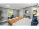 Bedroom with a view and a desk area by the window at 1055 Laurel Ave, Lancaster, SC 29720
