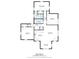 Detailed floor plan showing layout of rooms, dimensions, and spatial relationships of 3 bedroom home at 1055 Laurel Ave, Lancaster, SC 29720