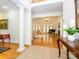 Inviting living room with hardwood floors, fireplace, piano, and plenty of natural light at 1209 S South St, Gastonia, NC 28052