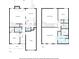 Detailed floorplan illustrating the layout of the home's two levels at 1410 Swaying Branch Ln, Clover, SC 29710