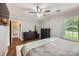 Bedroom boasting neutral color scheme and updated ceiling fan at 2009 Pinevalley Rd, Rock Hill, SC 29732