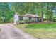 Well-kept home with a driveway, lush lawn, and mature trees offering ample shade and curb appeal at 2009 Pinevalley Rd, Rock Hill, SC 29732