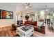 Spacious living room with an open layout, seamlessly connecting to the kitchen and dining area at 2009 Pinevalley Rd, Rock Hill, SC 29732