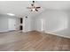 Open-concept living space with light-colored walls and modern wood-look floors at 2040 Stratford Dr, Conover, NC 28613