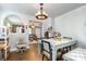 Lovely dining room with hardwood floors and an open layout at 2217 Tate St, Charlotte, NC 28216