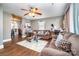 Inviting living room with hardwood floors and comfortable seating at 2217 Tate St, Charlotte, NC 28216
