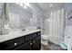 Clean bathroom featuring a vanity, and a shower and bathtub combination at 2224 Hartwell Ln, Fort Mill, SC 29707