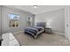Bedroom featuring two large windows offering neighborhood views at 3321 Treble Ct, Charlotte, NC 28262