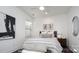Cozy bedroom with striped bedding, ample natural light, and neutral decor at 407 Newstyle Way, Gastonia, NC 28056