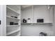 Bright walk-in closet with custom shelving and ample storage space for accessories at 407 Newstyle Way, Gastonia, NC 28056
