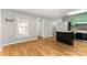Eat-in kitchen featuring hardwood floors and modern appliances at 410 Glass Ct, Kannapolis, NC 28081
