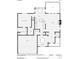 Floor plan displaying the layout of the first floor, including the primary bedroom and living spaces at 423 Courtland Ct, Kannapolis, NC 28081