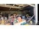 Interior view of garage with ample space for parking and storage at 4414 Birkdale Dr, Charlotte, NC 28208