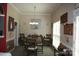 Formal dining room featuring a wooden table and a decorative chandelier at 4711 Lenox Hill Pl # 98, Charlotte, NC 28269