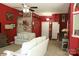 Open living room featuring neutral furniture and decorative elements at 4711 Lenox Hill Pl # 98, Charlotte, NC 28269