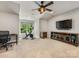 Bright bonus room with a window view, perfect for workout equipment and home entertainment at 5030 Waldron Meadow Dr, Charlotte, NC 28226
