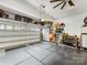 Spacious garage with ample room for storage and parking, featuring practical rubber flooring at 5030 Waldron Meadow Dr, Charlotte, NC 28226