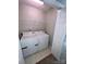 Convenient laundry room equipped with a washer and dryer at 5523 Stone Bluff Ct, Charlotte, NC 28214