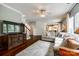 Spacious living room with hardwood floors and a comfortable sectional sofa at 701 Larkridge Ct, Rock Hill, SC 29730