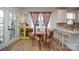 Eat-in kitchen area with stylish decor, with a charming dining space at 711 Beaty St, Davidson, NC 28036