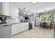 Kitchen with stainless appliances, granite countertops, an adjacent breakfast nook, and a view to the living room at 1004 Gracebrook Dr, Salisbury, NC 28147