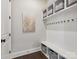 Mudroom with bench, hooks, and cubbies for plenty of storage at 1008 Ladera Dr, Waxhaw, NC 28173
