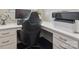 Well-organized home office with built in desk, and plenty of storage space at 1008 Ladera Dr, Waxhaw, NC 28173