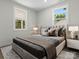 Bedroom with large bed, wood-look floors, and two bright windows at 1016 Confederate S Ave, Rock Hill, SC 29732