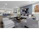 Open-concept living space with kitchen and dining, modern decor, and plenty of natural light at 1016 Confederate S Ave, Rock Hill, SC 29732