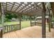The backyard features a patio with open pergola at 1142 Foxberry Rd, Lincolnton, NC 28092