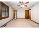 Bedroom includes neutral carpet, blank walls, and traditional trim at 1142 Foxberry Rd, Lincolnton, NC 28092