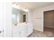 Bathroom featuring a double vanity with modern fixtures and ample counter space at 115 Kerr Walk Dr # 37, Statesville, NC 28677