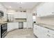 Bright and spacious kitchen featuring stainless steel appliances and elegant countertops at 17436 Hawks View Dr, Indian Land, SC 29707