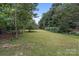 Expansive backyard featuring mature trees, lush green grass, a hammock, and a charming swing at 2006 Sandy Pond Ln, Waxhaw, NC 28173