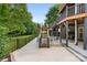 Spacious backyard showcasing a deck with stairs leading to the lawn at 2006 Sandy Pond Ln, Waxhaw, NC 28173