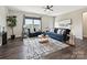 Cozy living room with stylish furniture, hardwood floors, and natural light at 2017 New Hope Branch Way, Belmont, NC 28012