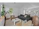 Inviting living room with open layout, modern decor, and hardwood floors at 3801 Rosedown Dr, Matthews, NC 28105