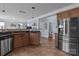 Modern kitchen featuring stainless steel appliances and an open layout at 4117 Bright Rd, Charlotte, NC 28214