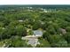 Expansive aerial view of a residential area, showcasing lush greenery and multiple homes at 4201 Quail Hunt Ln, Charlotte, NC 28226