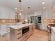 Spacious kitchen with a central island, stainless steel appliances, and plenty of counter space at 4201 Quail Hunt Ln, Charlotte, NC 28226