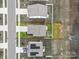 Bird's eye view of the home, highlighting the roof, driveway, and yard at 449 Misty Law Ln, Clover, SC 29710