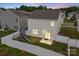 Spacious backyard featuring a white fence, a play set and a sliding glass door at 449 Misty Law Ln, Clover, SC 29710