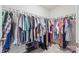 Walk-in closet featuring ample hanging space and shelving for storage at 449 Misty Law Ln, Clover, SC 29710