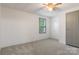 Comfortable bedroom featuring neutral carpet and gray closet at 4648 Rifle Range Rd, Conover, NC 28613