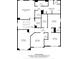 Second floor layout displaying bedrooms, bathrooms, and closet spaces with dimensions at 5088 Watersail Way, Clover, SC 29710