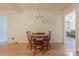 Cozy dining area with a wooden table and chairs, perfect for Gathering meals at 5840 Potter Rd, Matthews, NC 28104