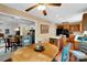 Spacious eat-in kitchen with wood cabinets and an island, perfect for entertaining at 8506 Graham Rd, Denver, NC 28037